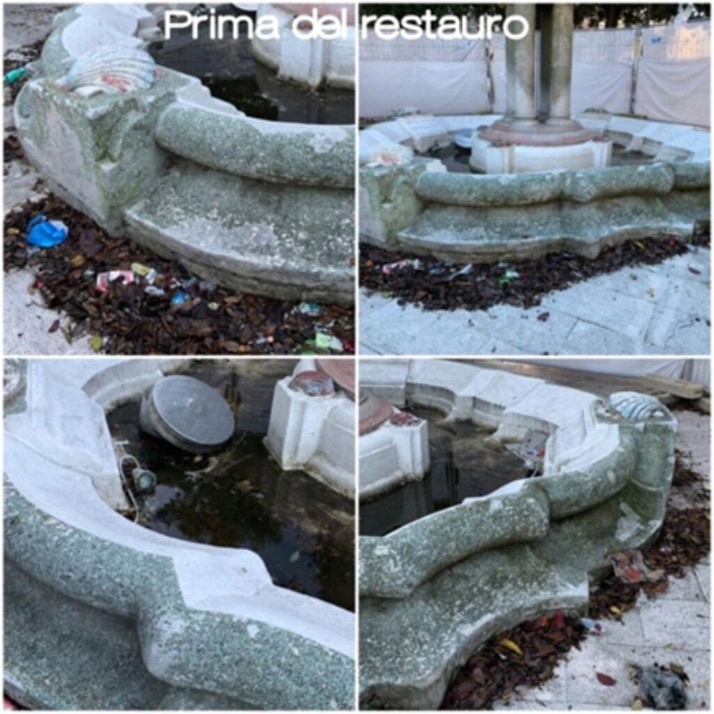 Fontana di Piazza XX Settembre - Gioia del Colle Prima e Dopo